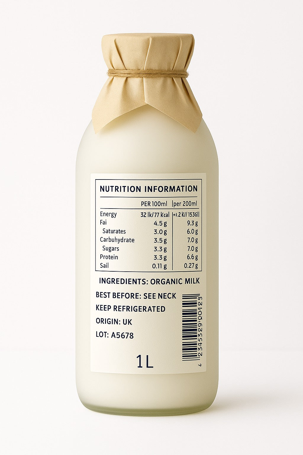Heritage Holstein Whole Milk Subscription – 5L/week